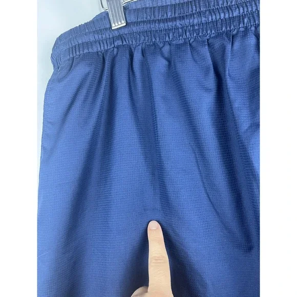 Vtg Y2K Starter Navy Track Pants Orange Mesh Lined Streetwear Mens XL 42W 29.5L - Picture 6 of 16